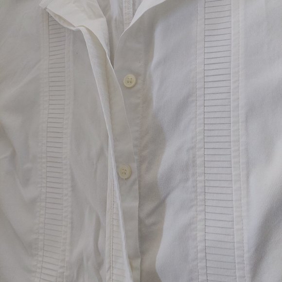 Charter Club Women's white button down shirt Size 6 - Picture 4 of 8